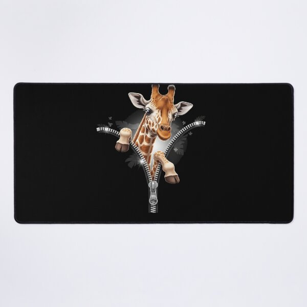 Item preview, Giraffe Emerging from A Zipper Funny Animal Costume Design designed and sold by Dressed For Duty.