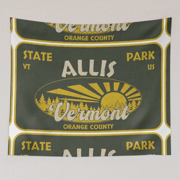 Item preview, Allis State Park, Orange County, Vermont, badge design designed and sold by Wanderful-roads.