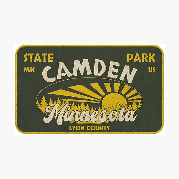 Item preview, Camden State Park, Lyon County, Minnesota, badge design designed and sold by Wanderful-roads.