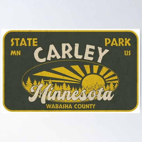 Item preview, Carley State Park, Wabasha County, Minnesota, badge design designed and sold by Wanderful-roads.