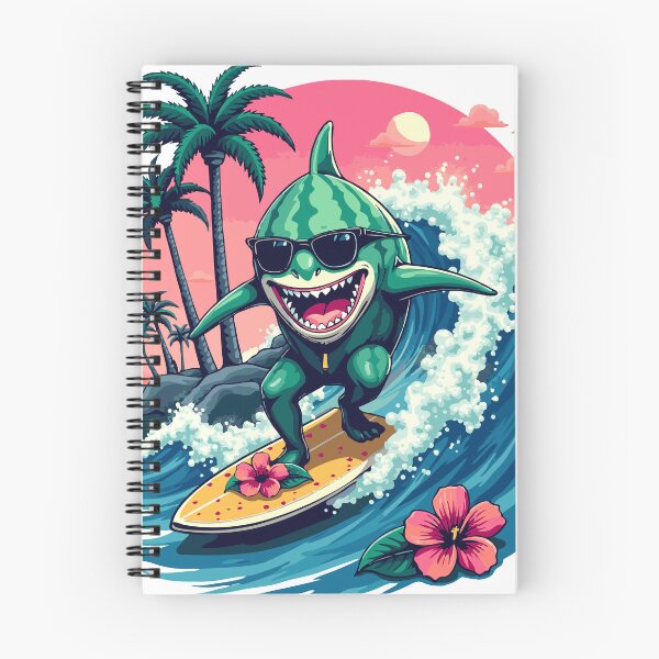 Item preview, Watermelon Tsunami – Tropical Surf Design designed and sold by GreenDreamArt.