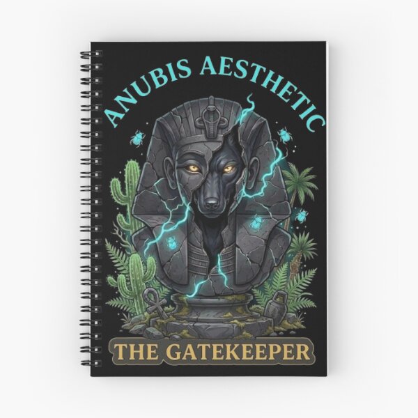Item preview, Anubis Aesthetic: The Gatekeeper - Surreal Egyptian Pharaoh & Jackal designed and sold by ArtisticlyVibes.