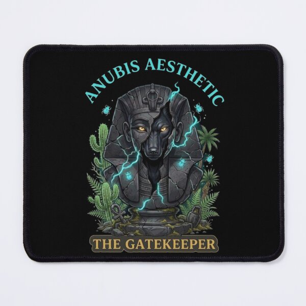 Item preview, Anubis Aesthetic: The Gatekeeper - Surreal Egyptian Pharaoh & Jackal designed and sold by ArtisticlyVibes.