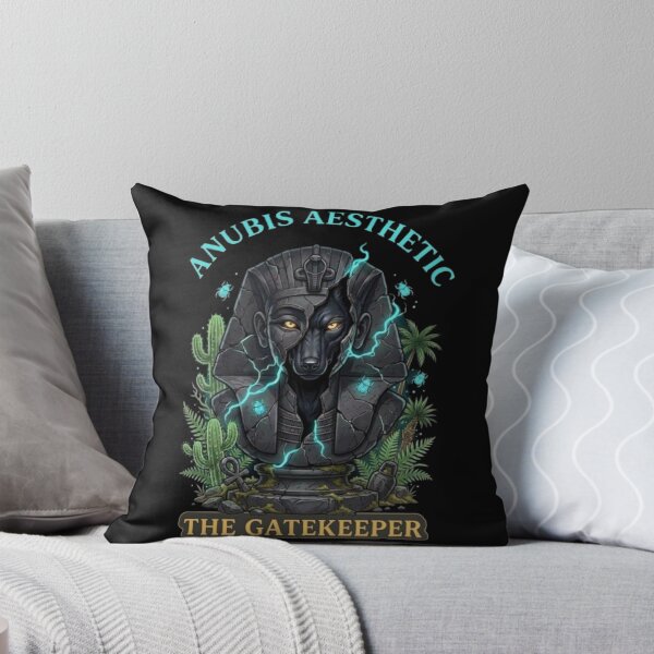 Item preview, Anubis Aesthetic: The Gatekeeper - Surreal Egyptian Pharaoh & Jackal designed and sold by ArtisticlyVibes.