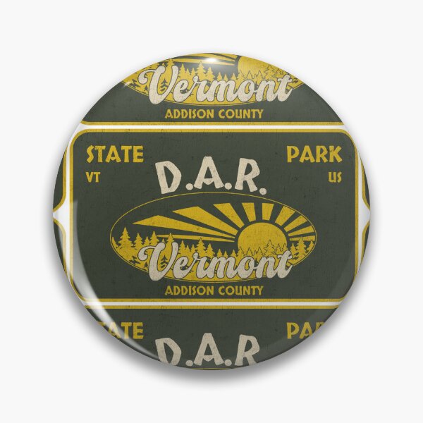Item preview, D.A.R. State Park, Addison County, Vermont, badge design designed and sold by Wanderful-roads.