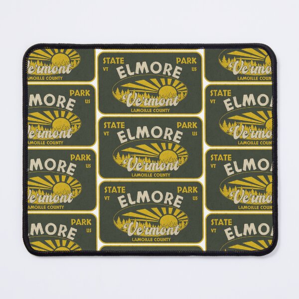 Item preview, Elmore State Park, Lamoille County, Vermont, badge design designed and sold by Wanderful-roads.