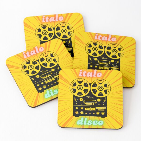 Item preview, Italo Disco Tape Recorder – Retro 80s Synthwave Music Aesthetic designed and sold by ArcticFoxStudio.