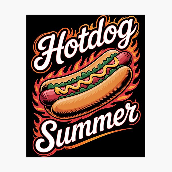 Item preview, Hotdog Summer designed and sold by unlehorbuson.