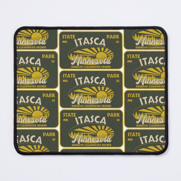 Item preview, Itasca State Park, Hubbard Clearwater Becker, Minnesota, badge design designed and sold by Wanderful-roads.