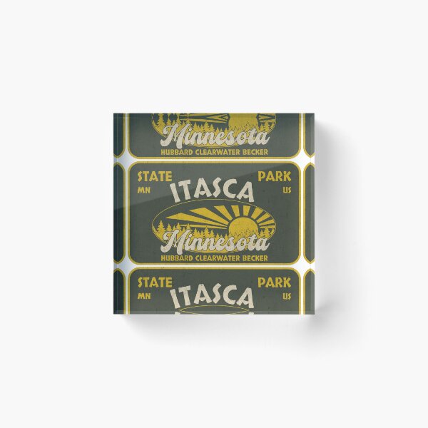 Item preview, Itasca State Park, Hubbard Clearwater Becker, Minnesota, badge design designed and sold by Wanderful-roads.