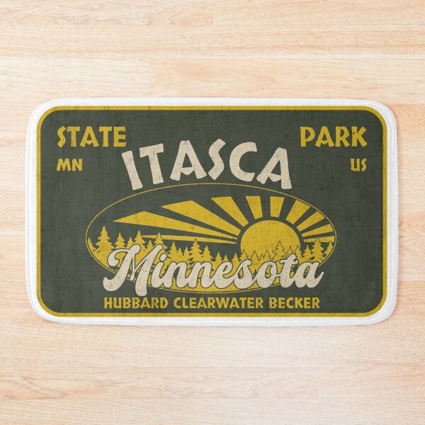 Item preview, Itasca State Park, Hubbard Clearwater Becker, Minnesota, badge design designed and sold by Wanderful-roads.