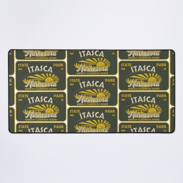 Item preview, Itasca State Park, Hubbard Clearwater Becker, Minnesota, badge design designed and sold by Wanderful-roads.