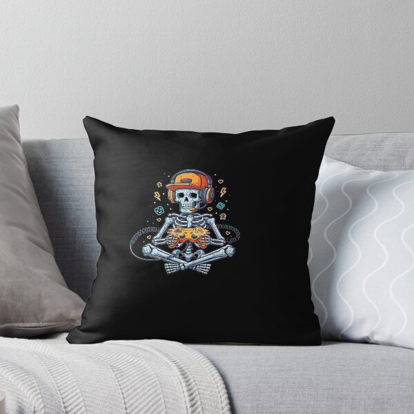 Item preview, Halloween Skeleton Gamer Pixel Video Gaming Boys designed and sold by Dressed For  Duty.