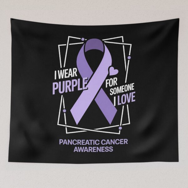 Item preview, Pancreatic Cancer Awareness Purple Ribbon designed and sold by HellD3vil-Art.