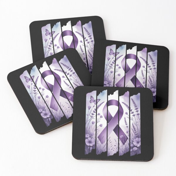 Item preview, Pancreatic Cancer Awareness Support Squad Pancreatic Cancer Purple Ribbon designed and sold by HellD3vil-Art.
