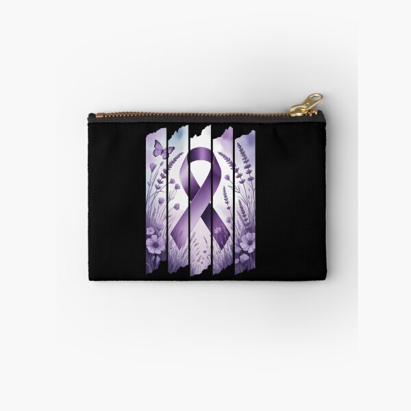 Item preview, Pancreatic Cancer Awareness Support Squad Pancreatic Cancer Purple Ribbon designed and sold by HellD3vil-Art.
