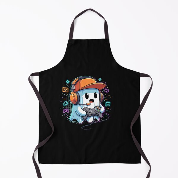 Item preview, Halloween Ghost Gamer Funny Pixel Video Gaming Boys designed and sold by Dressed For Duty.