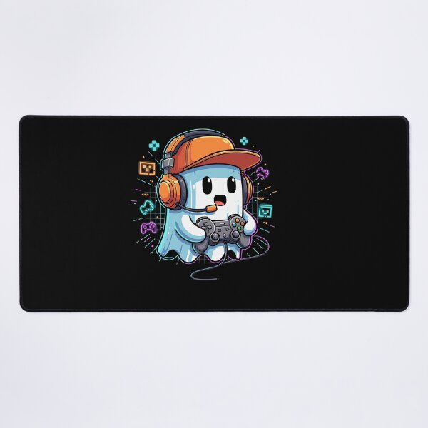 Item preview, Halloween Ghost Gamer Funny Pixel Video Gaming Boys designed and sold by Dressed For Duty.