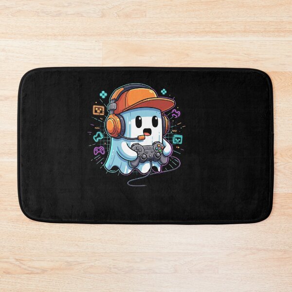 Item preview, Halloween Ghost Gamer Funny Pixel Video Gaming Boys designed and sold by Dressed For  Duty.