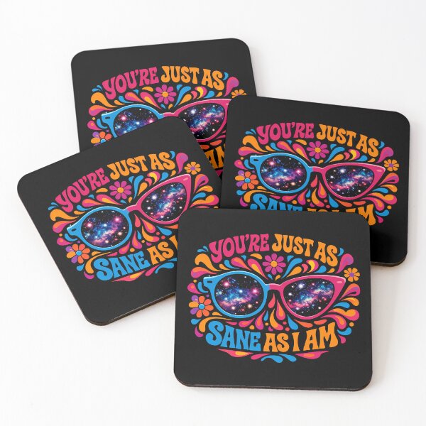 Item preview, Psychedelic Retro Sunglasses Sanity Art Design designed and sold by agearb.