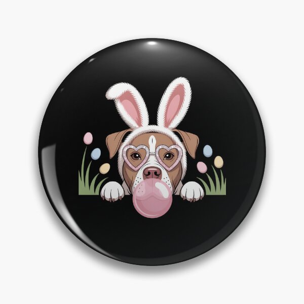 Item preview, Pitbull Bunny Bubble Gum Easter Day designed and sold by Moon-Ape.