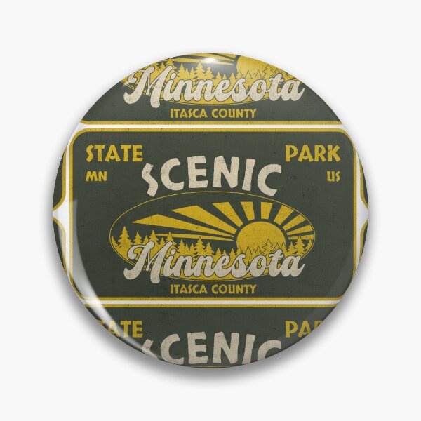 Item preview, Scenic State Park, Itasca County, Minnesota, badge design designed and sold by Wanderful-roads.