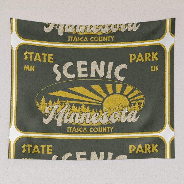 Item preview, Scenic State Park, Itasca County, Minnesota, badge design designed and sold by Wanderful-roads.