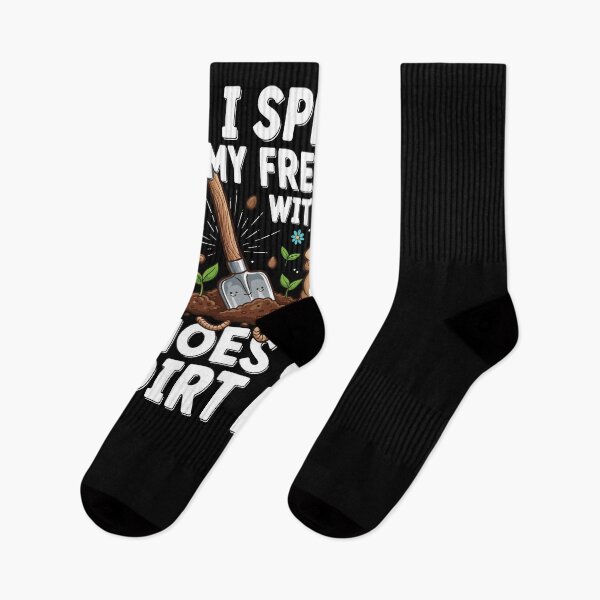 Item preview, Funny I Spend Free Time with Hoes & Dirt Bags Garden designed and sold by Dressed For  Duty.