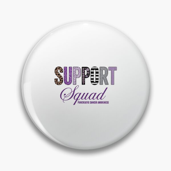 Item preview, Pancreatic Cancer Awareness Support Squad Purple Ribbon Support designed and sold by HellD3vil-Art.