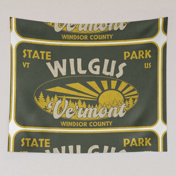 Item preview, Wilgus State Park, Windsor County, Vermont, badge design designed and sold by Wanderful-roads.