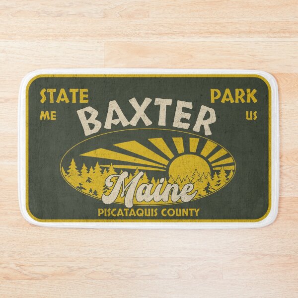 Item preview, Baxter State Park, Piscataquis County, Maine, badge design designed and sold by Wanderful-roads.