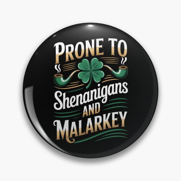 Item preview, st patricks day shenanigans malarkey shamrock designed and sold by HellD3vil-Art.
