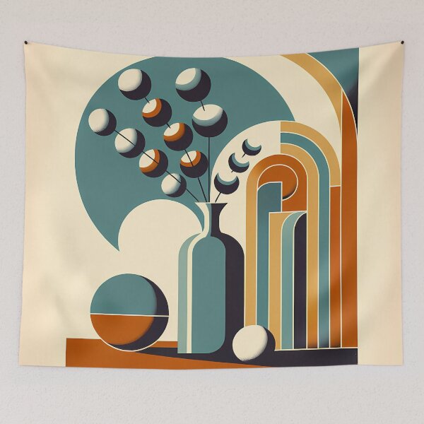 Item preview, Scandinavian Geometric Vase and Arches designed and sold by InkSmithery.