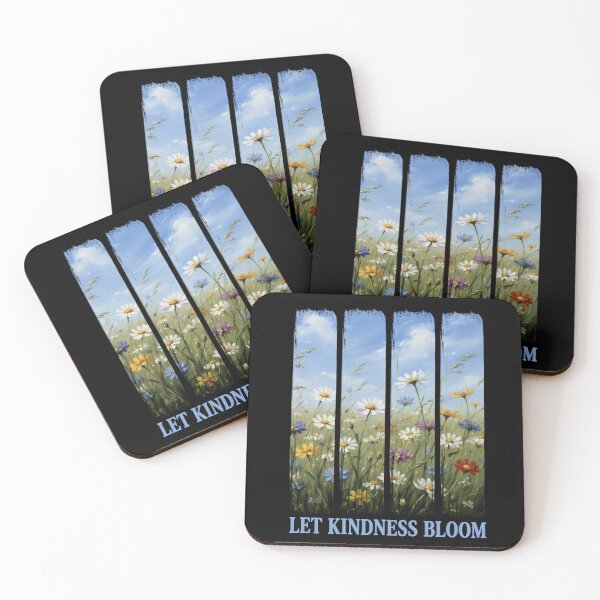 Item preview, Let Kindness Bloom Wildflower Meadow Inspirational Floral Art designed and sold by RCsDigitalArt.