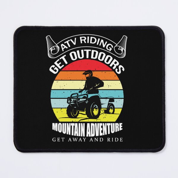Item preview, ATV Riding Outdoor Mountain Retro Adventure Vintage designed and sold by FroggyBaBoy.