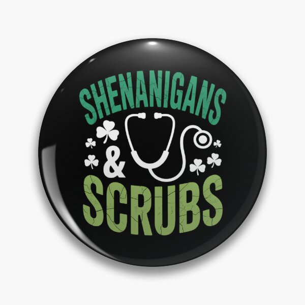 Item preview, St Patricks Day Shenanigans Scrub Saint Pattys Nurse designed and sold by Moon-Ape.