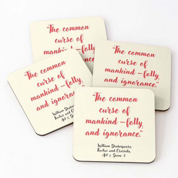 Item preview, Lit Shakespeare Quote from Troilus and Cressida designed and sold by CharlottePlaceArt.