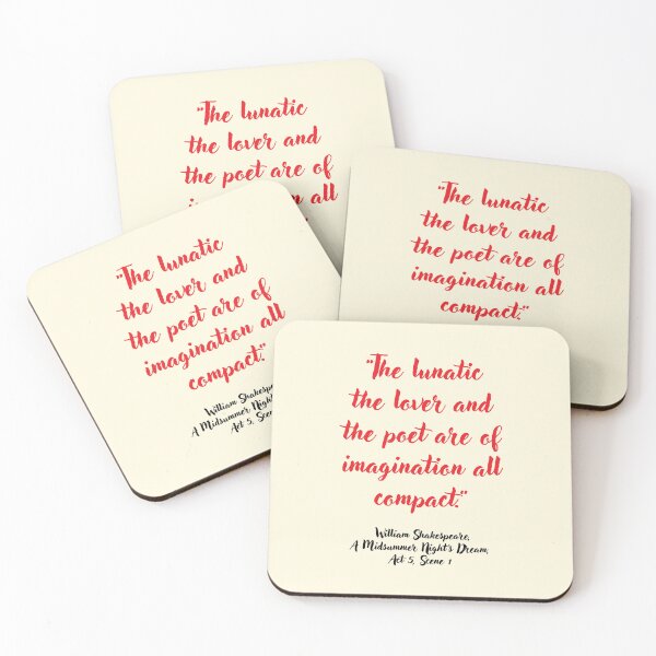Item preview, Wicked Shakespeare Quote from A Midsummer Night’s Dream designed and sold by CharlottePlaceArt.