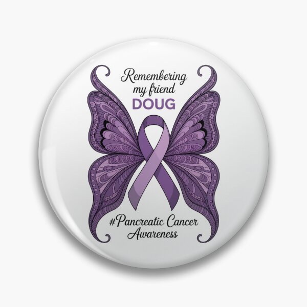 Item preview, Personalized Pancreatic Cancer Remembering my Friend - Memorial Pancreatic Awareness designed and sold by Moon-Ape.