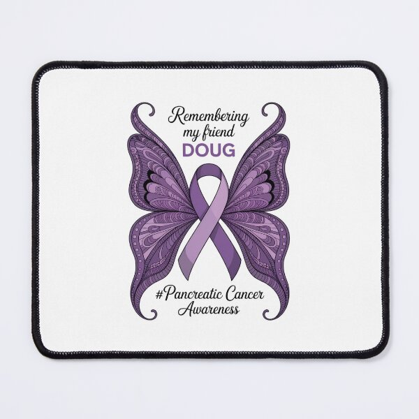 Item preview, Personalized Pancreatic Cancer Remembering my Friend - Memorial Pancreatic Awareness designed and sold by Moon-Ape.