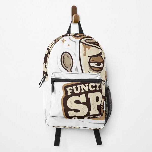 Item preview, Functioning On Spite And Caffeine Sticker | Funny Coffee Sarcasm Burnout Sticker designed and sold by ChaosAndChill.