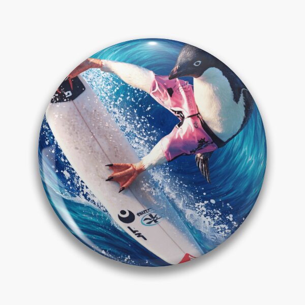 Item preview, Penguin Surfing designed and sold by KaeAnneDesign.