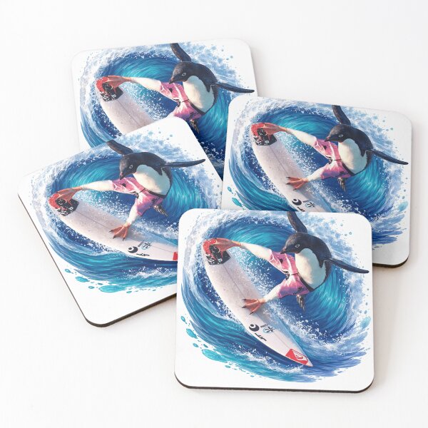 Item preview, Penguin Surfing designed and sold by KaeAnneDesign.