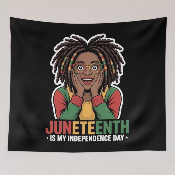Artikelvorschau, Schwarze Frau mit Dreadlocks – Juneteenth ist mein Unabhängigkeitstag entworfen und verkauft von pisliturabcons.