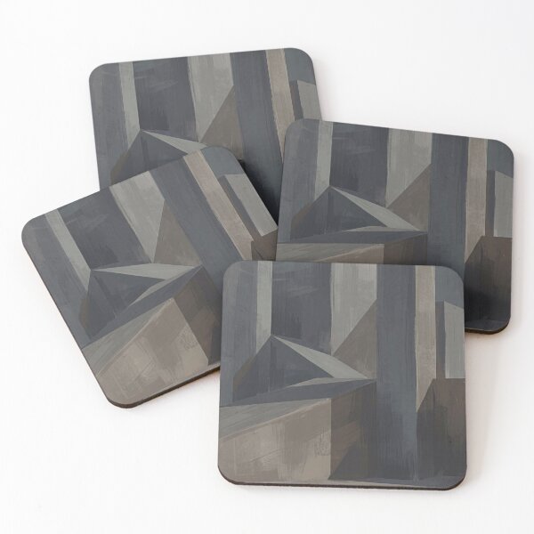 Item preview, Monolithic Geometric Cityscape Abstract designed and sold by Printpix.