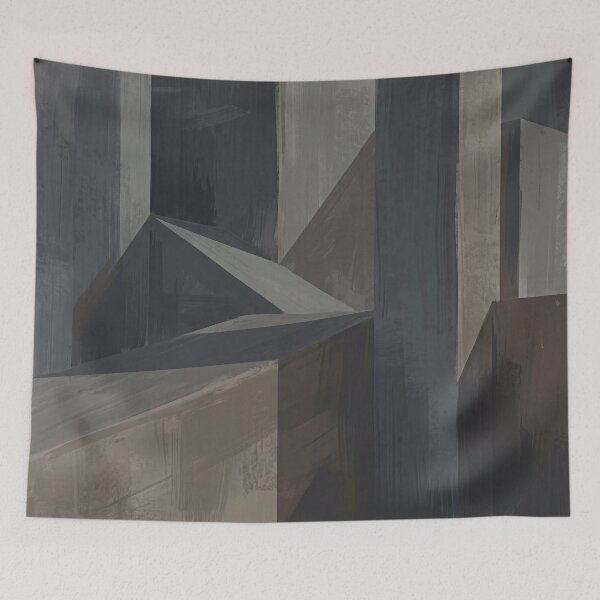 Item preview, Monolithic Geometric Cityscape Abstract designed and sold by Printpix.