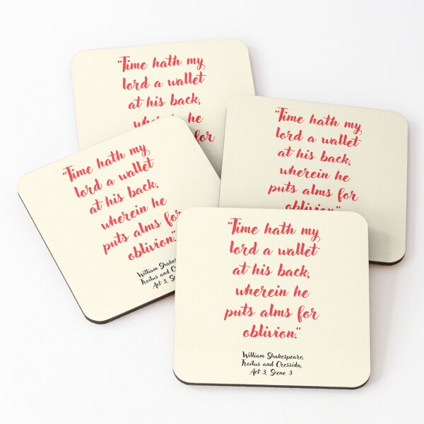 Item preview, Fleek Shakespeare Quote from Troilus and Cressida designed and sold by CharlottePlaceArt.
