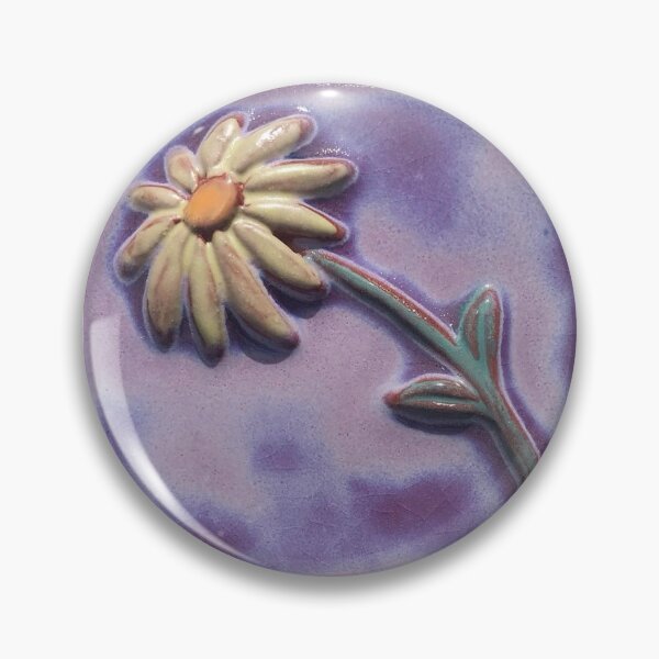 Item preview, purple daisy tile designed and sold by aliroseart.