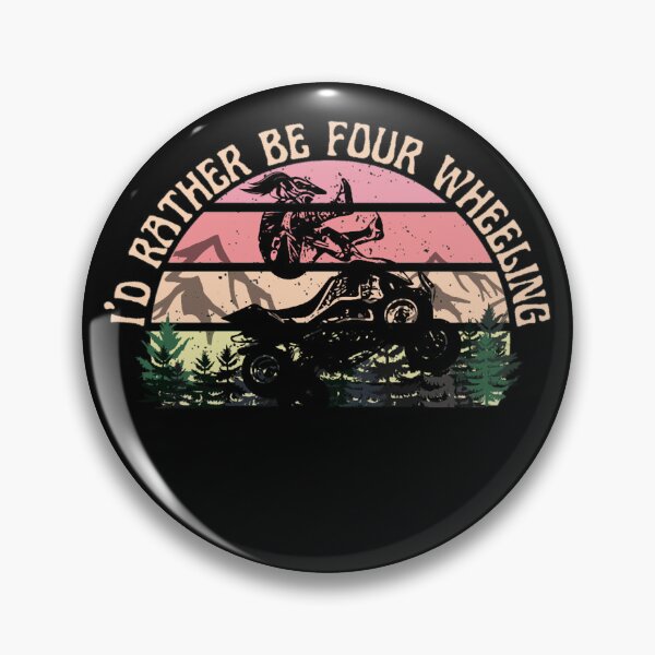 Item preview, I’d Rather Be Four Wheeling Vintage ATV designed and sold by FroggyBaBoy.