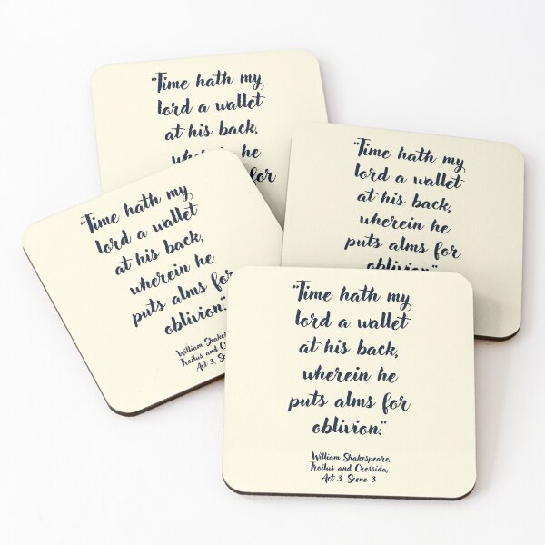 Item preview, Fleek Shakespeare Quote from Troilus and Cressida designed and sold by CharlottePlaceArt.